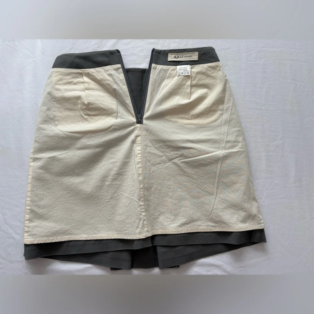 Icicle High Waist Olive Green A-Line Skort - Picture 5 of 10